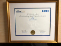 [photo] Eric Herz Award Certificate