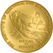 IEEE Medal of Honor medallion.